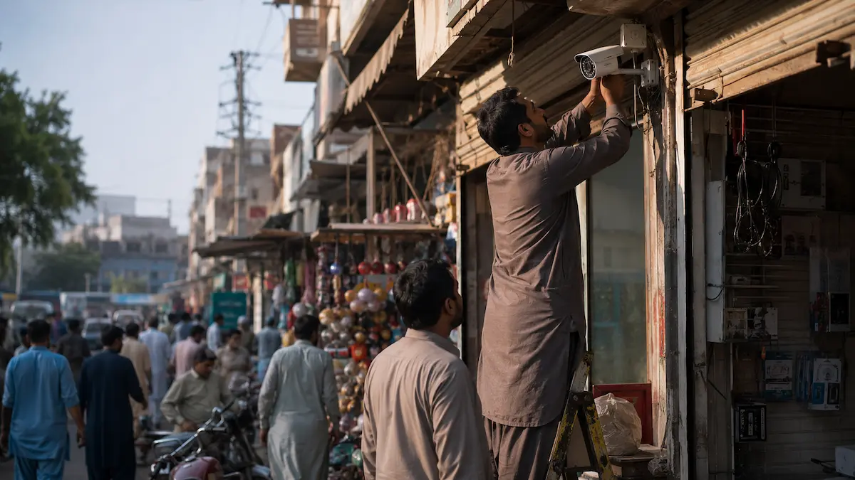 One Month Left: Faisalabad Makes CCTV Mandatory for Commercial Shops Faisalabad CCTV order for commercial shops in Pakistan