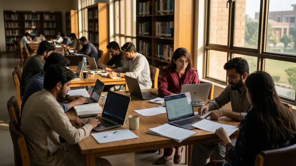 Students in Pakistan applying for Google Career Certificates scholarships in 2026