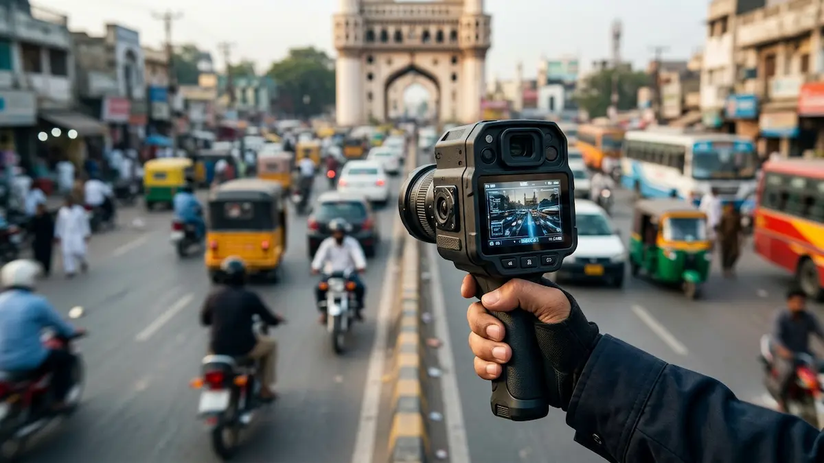 Explained: Hyderabad's New Mobile Robo Cameras Can Catch Violations Anywhere Explained: Hyderabad's New Mobile Robo Cameras Can Catch Violations Anywhere