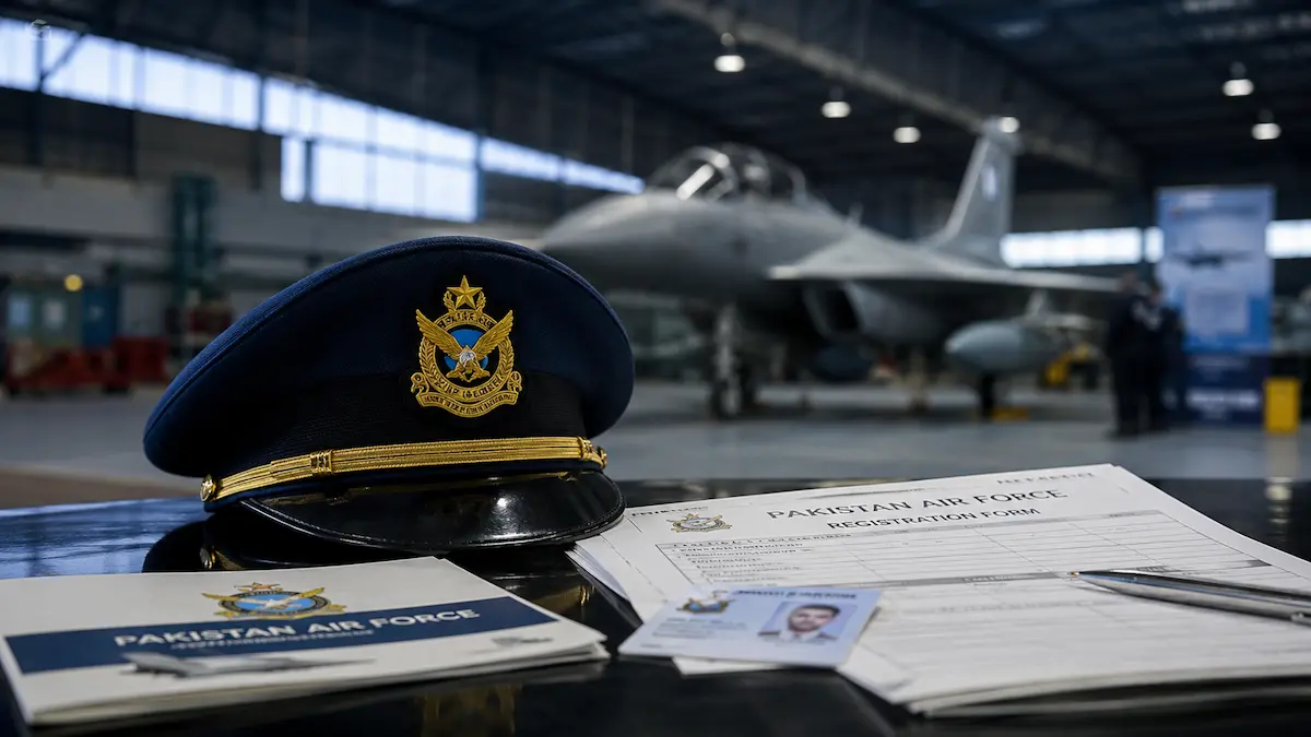 Pakistan Air Force Airmen 2026 online registration for eight trades with July 19 application deadline