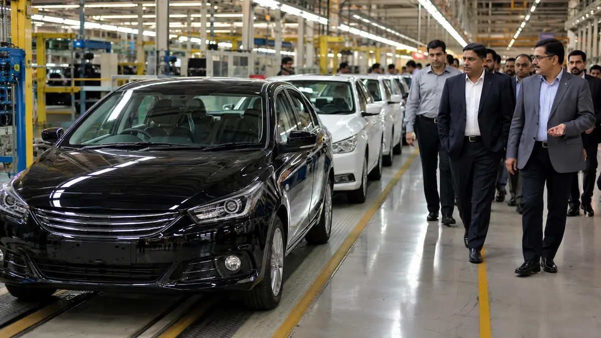 Pakistan auto industry FY26 vehicle sales chart