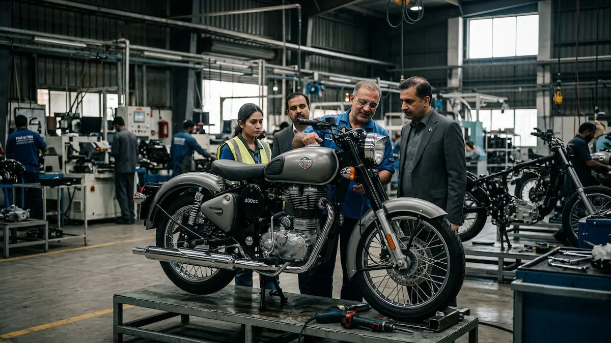 Sothassi Classic 400 local assembly plant Pakistan