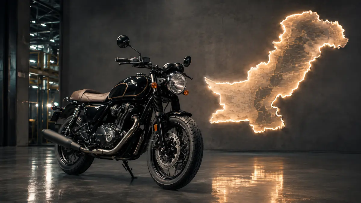 Sothassi Classic 400 Pakistan's first locally assembled 400cc motorcycle during booking announcement