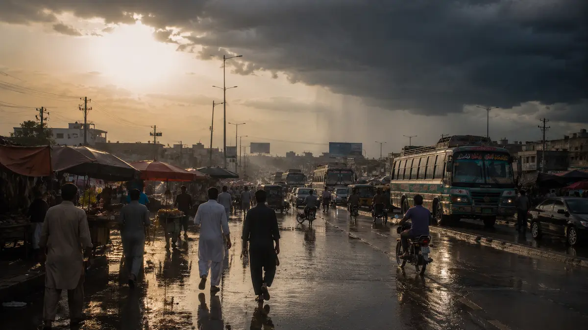 Pakistan heatwave and monsoon risk map for July to September 2026
