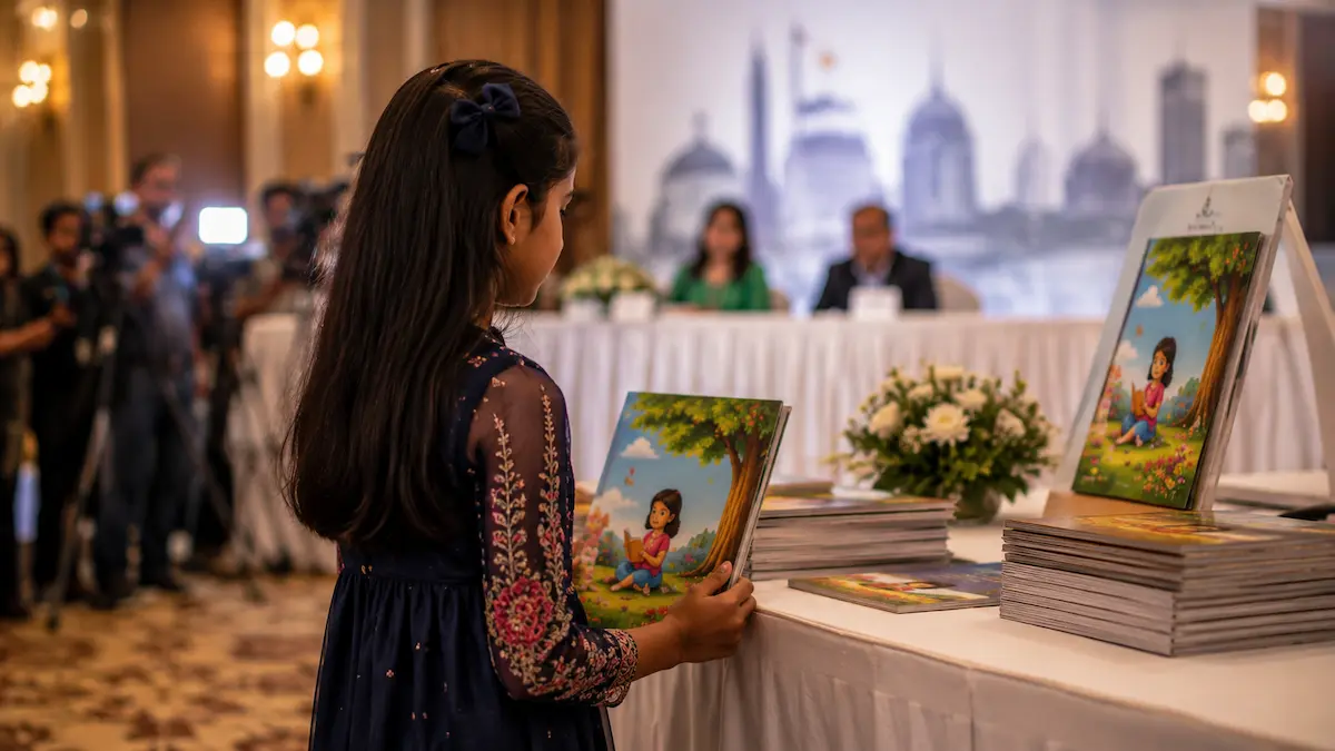 Izyana Umair launches second book amid Guinness nomination