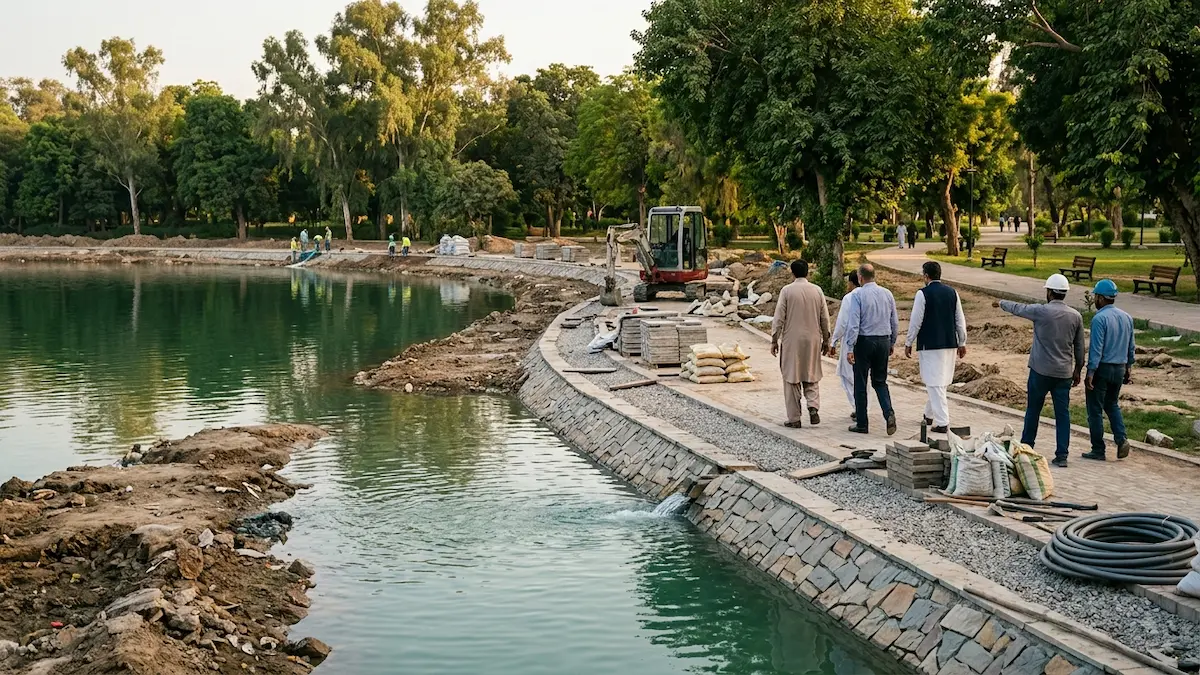 Shah Shams Park lake in Multan set to reopen after 15 years