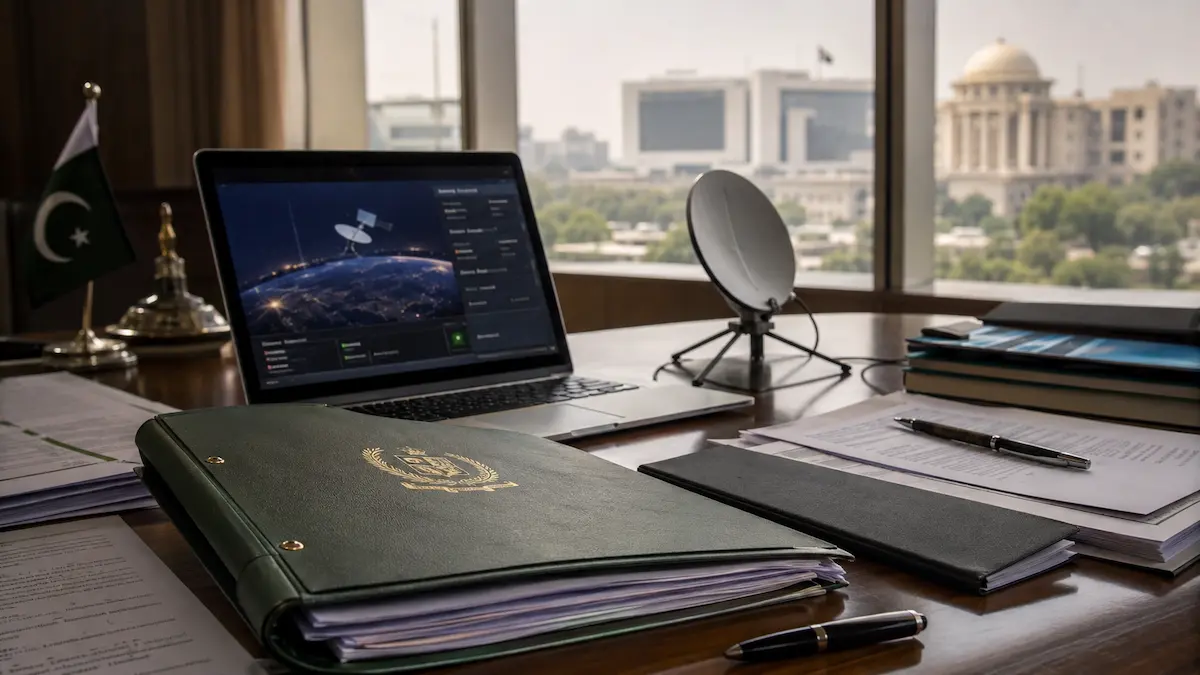 Satellite internet terminal and regulatory approval process in Pakistan